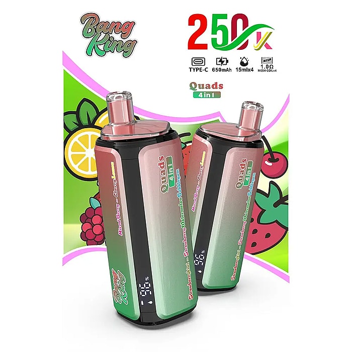 bang king 250000 250k パフ卸売使い捨てベープ